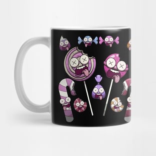 Zombie Colorful Hard Candy Mug